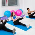 Women working out in a group fitness class