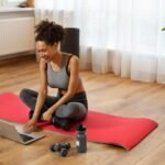 Woman doing strength training