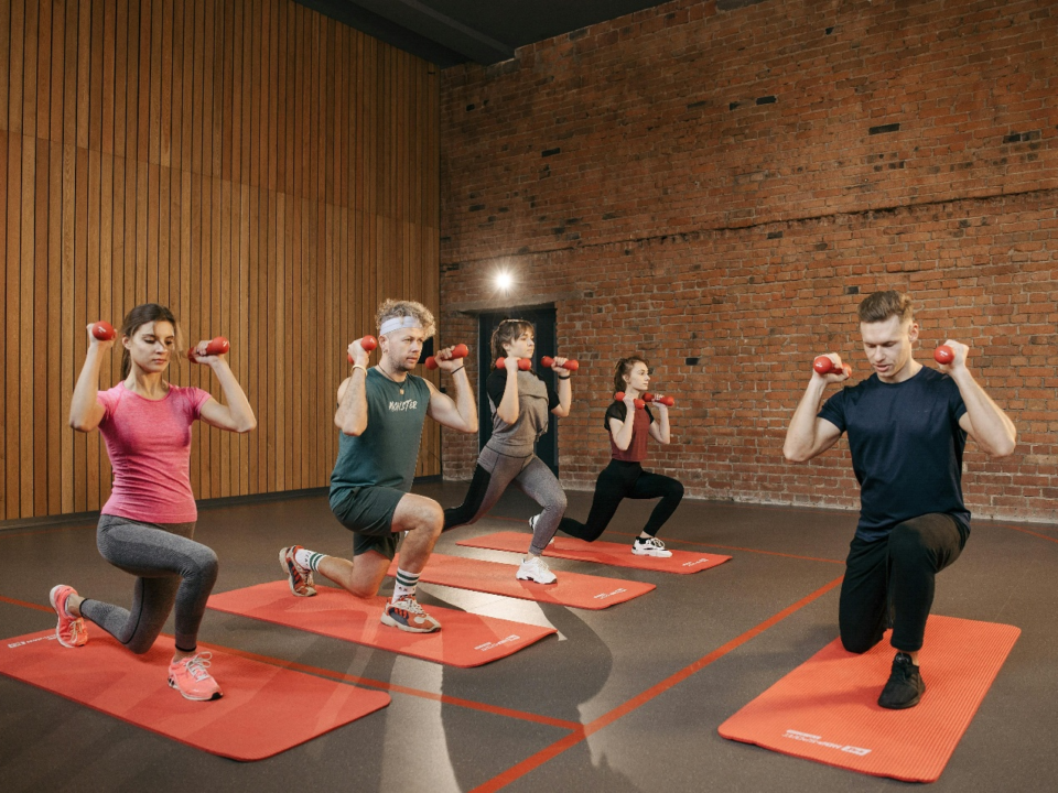 Group fitness class