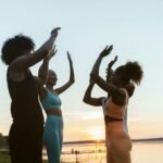 Women in a fitness group