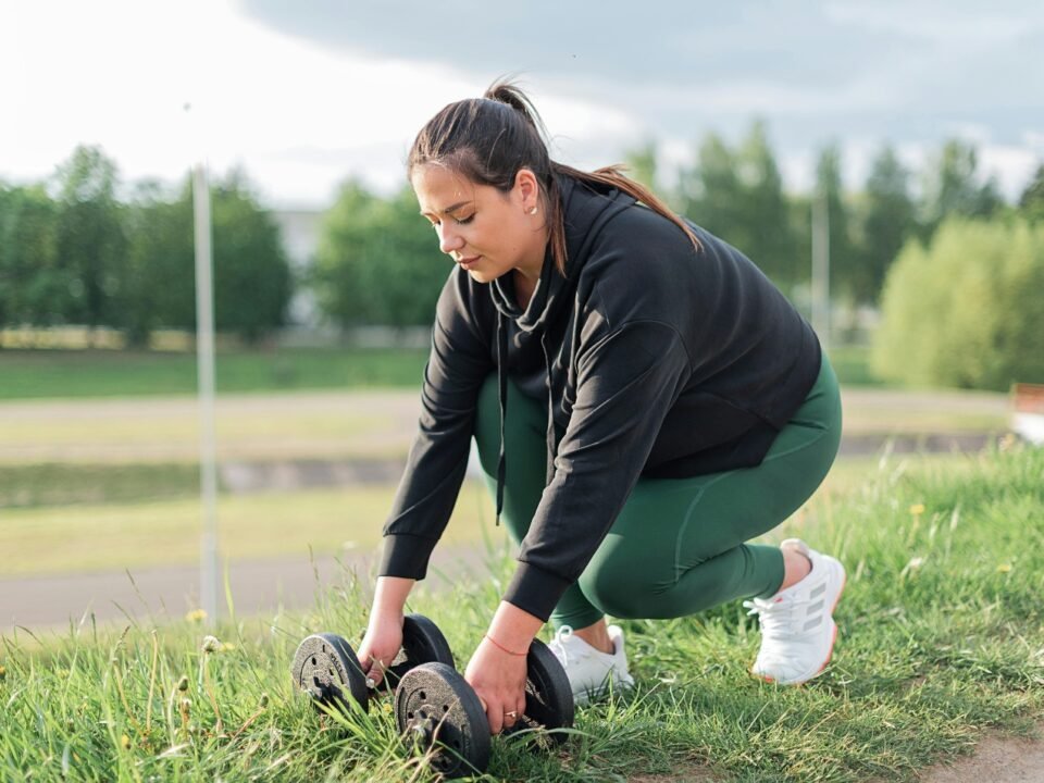 Woman working out