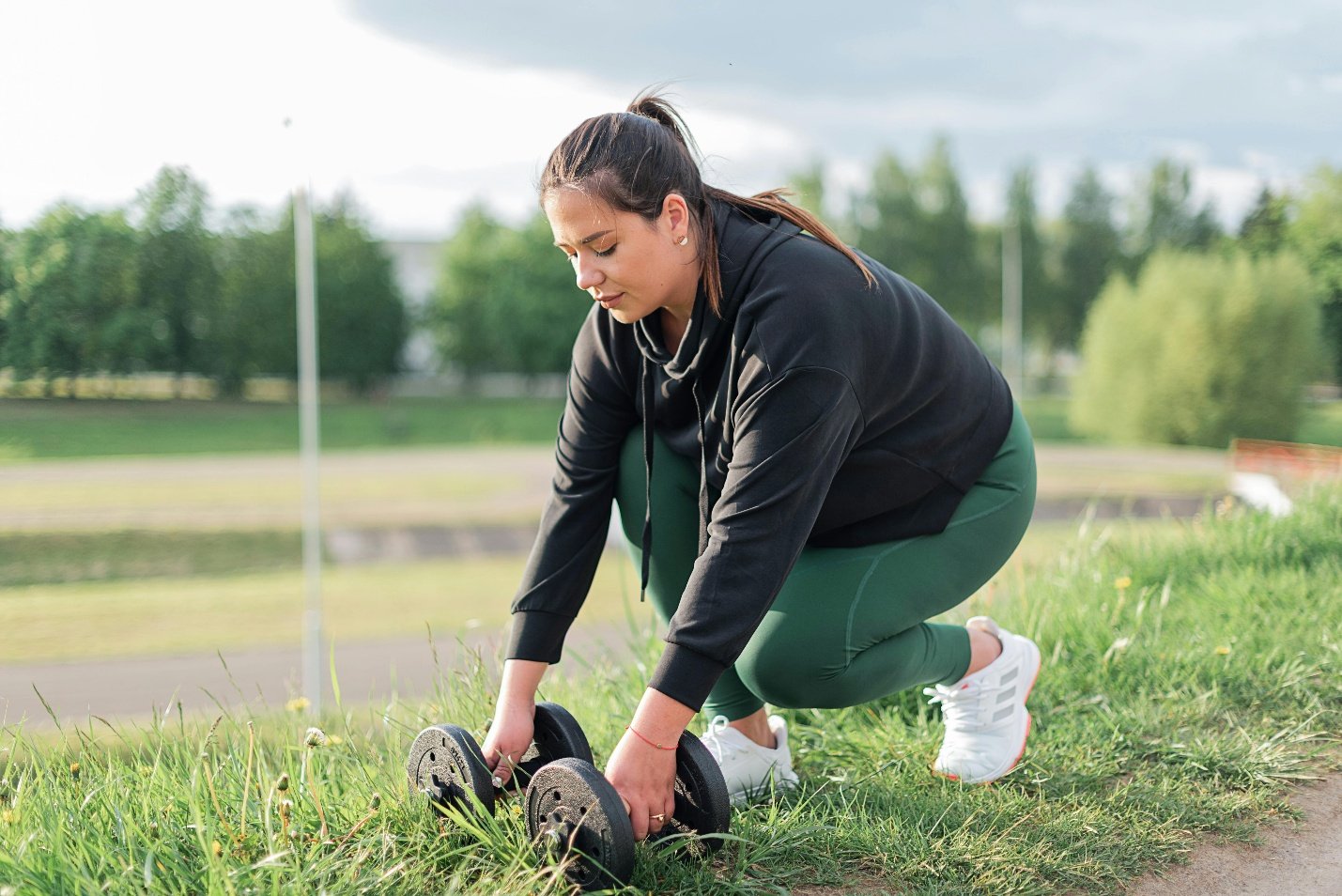 Woman working out