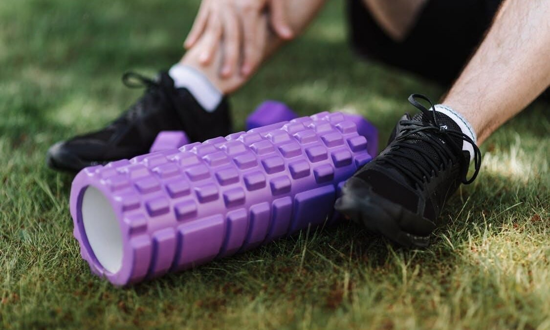 Person resting after a workout